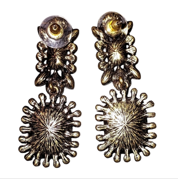 JEWEL FEATHER EARRINGS - Picture 3 of 4